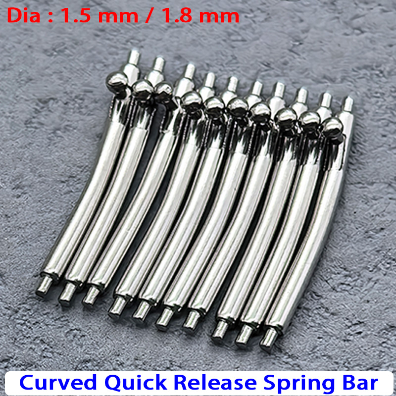 Curved Spring Bar - Dia 1.5/1.8mm Curved Quick Release Spring
