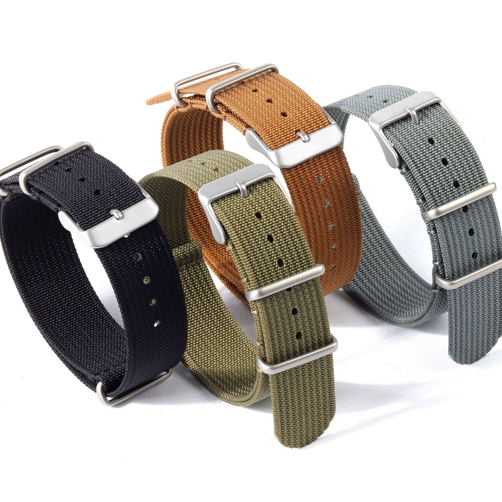 Nato Strap Nylon - 14/16/18/20/22mm NATO Watch Band Vintage Quick