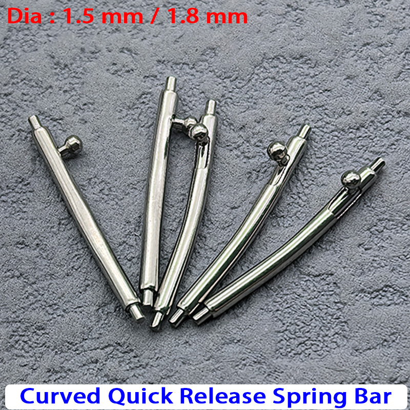 Dia 1.5/1.8mm Curved Quick Rel - огляд і ціна Curved Spring Bar