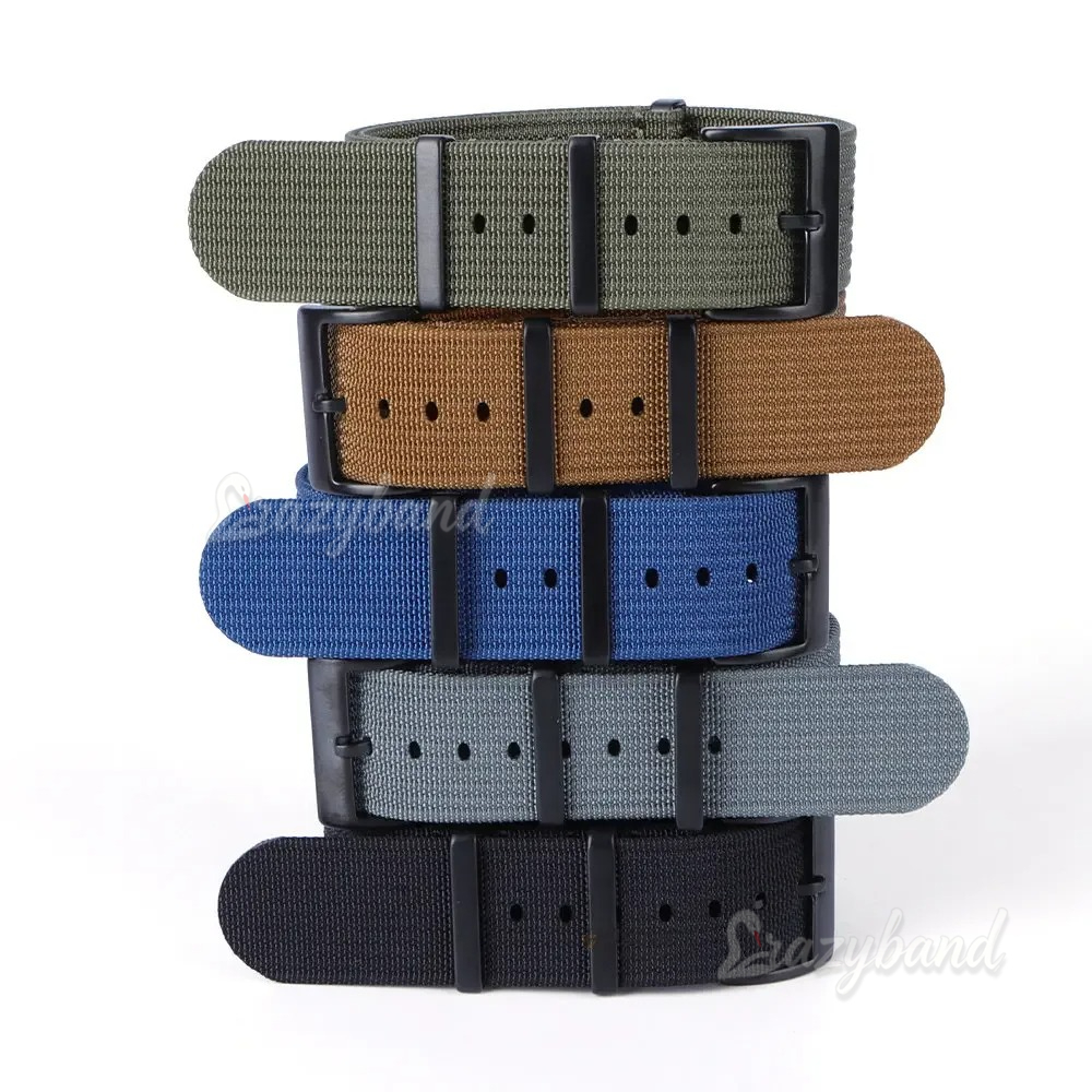 New Belt 18mm 20mm 22mm Nylon  - огляд і ціна Nato Strap Nylon