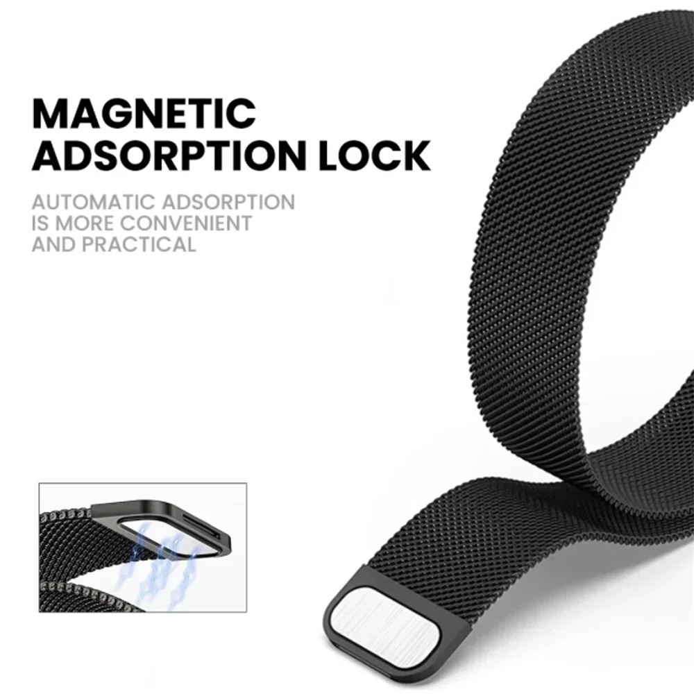 22mm Magnetic Loop Band For Re - огляд і ціна Milanese Loop Magnetic