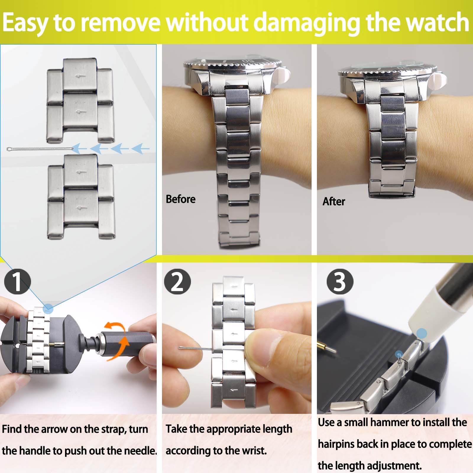 Watch Band Link Removal Tool K - огляд і ціна Spring Bar Tool Set