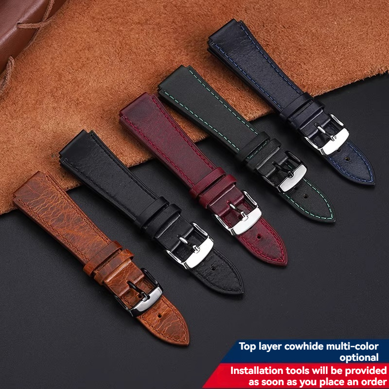 18MM Retro Cowhide Watchband f - огляд і ціна Nato Strap Nylon