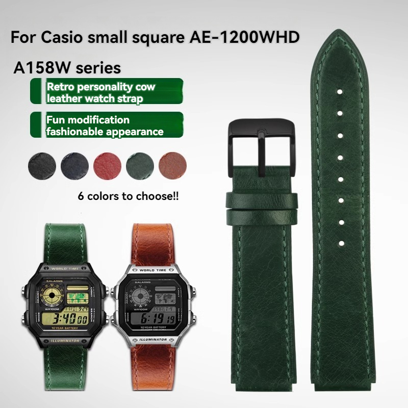 New Retro Cowhide Watchband fo - огляд і ціна Nato Strap Nylon
