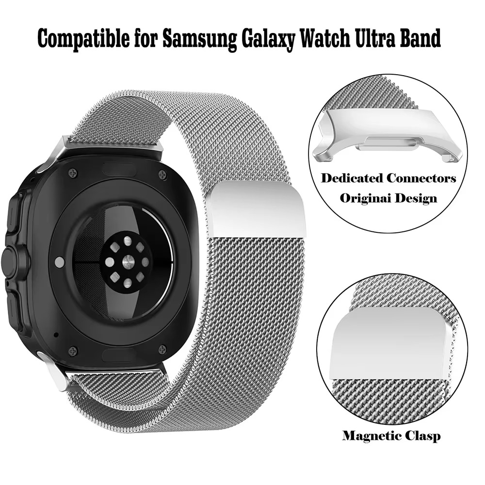 Milanese Loop Band 34mm for Sa - огляд і ціна Milanese Loop Magnetic