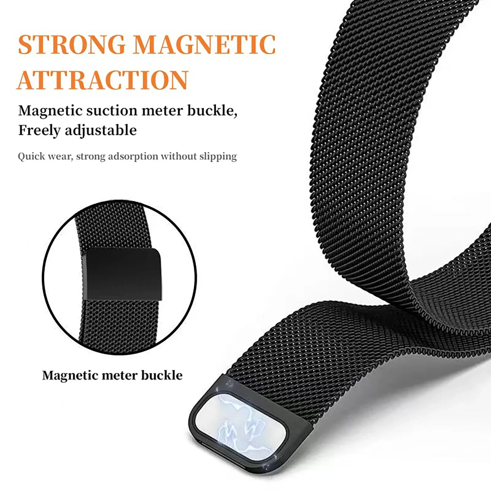 Milanese Loop Strap+TPU Case F - огляд і ціна Milanese Loop Magnetic