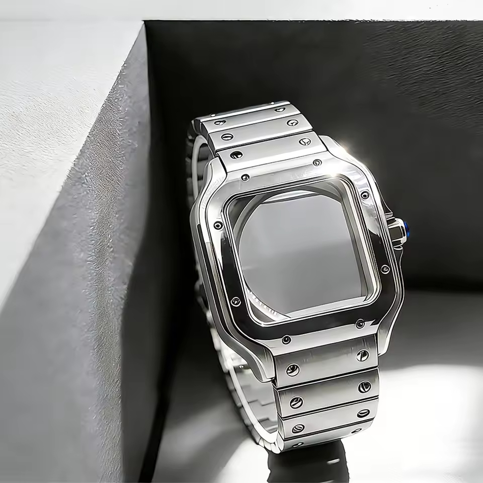 38mm NH35 case 316L polished s - огляд і ціна Cartier Watch Santos