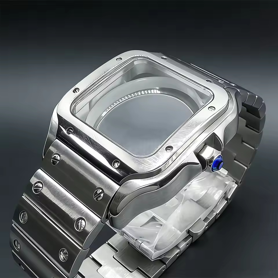 38mm NH35 case 316L polished s - огляд і ціна Cartier Watch Santos
