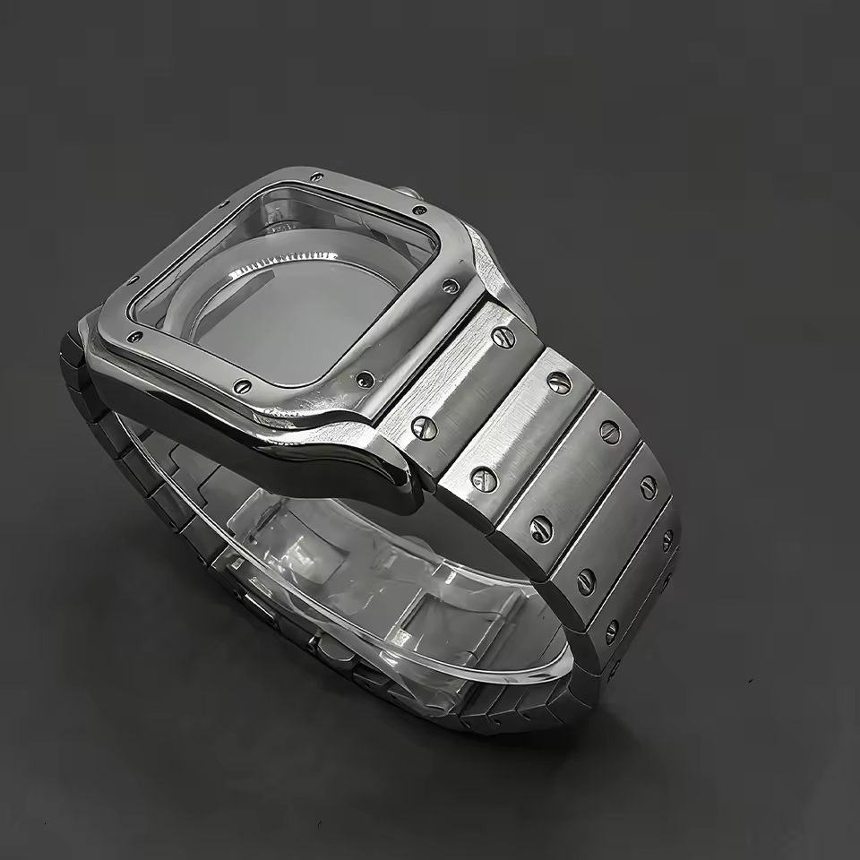 38mm NH35 case 316L polished s - огляд і ціна Cartier Watch Santos
