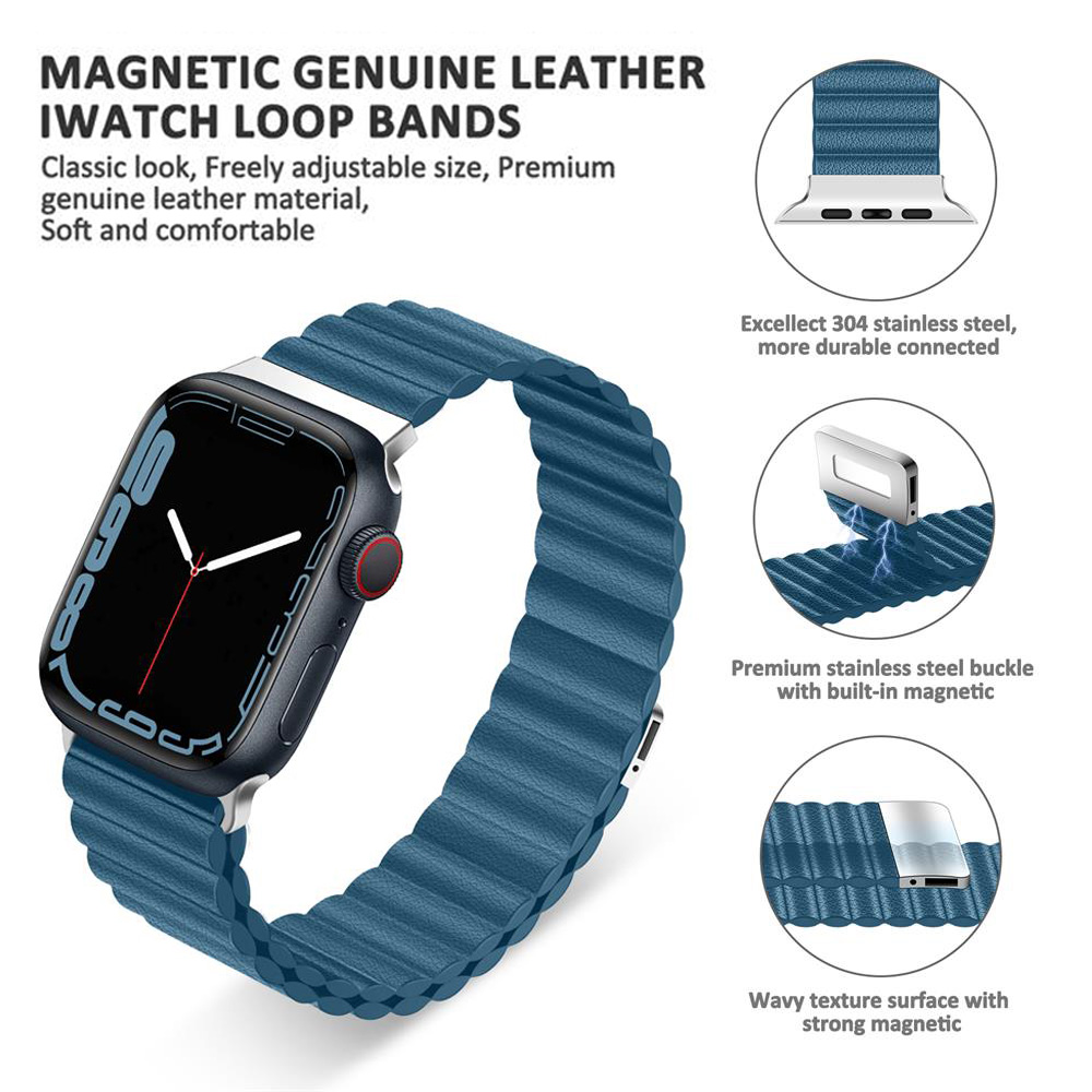 Leather Band For Apple watch s - огляд і ціна Milanese Loop Magnetic